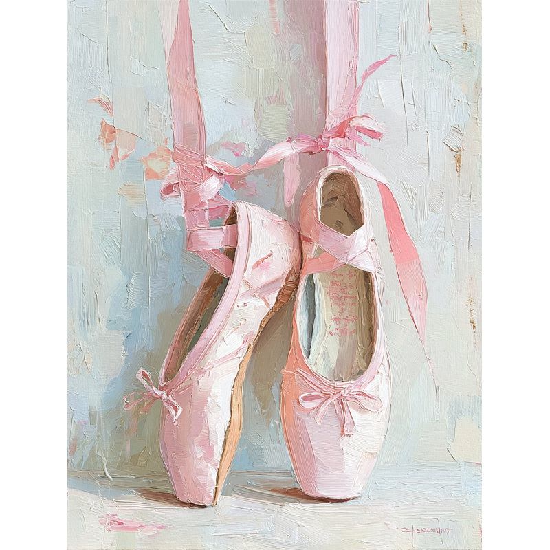 «Ballet Elegance», art mural sur toile tendue, H 40 po x l 30 po