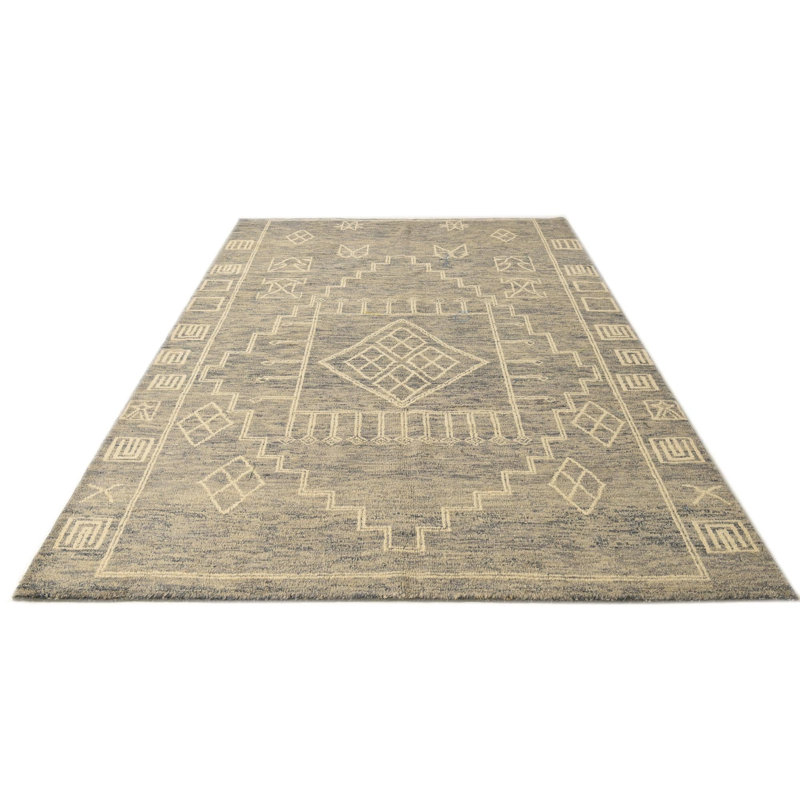 Tapis bleu clair 6 x 9 Pinson