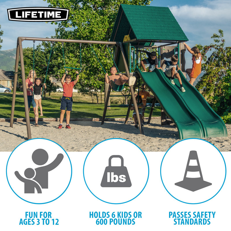 Big Stuff ® Two-slide Swing Set