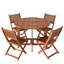 Foldable Acacia Wood Patio Set-1522453019