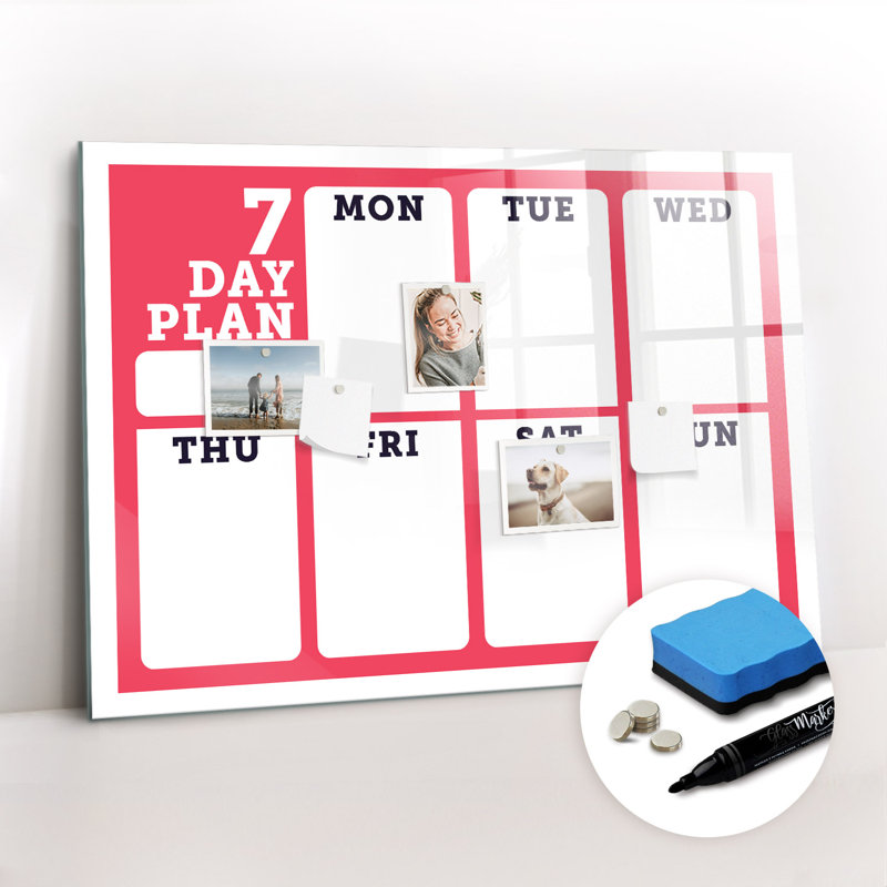 Magnetic Glass Dry Erase Board
