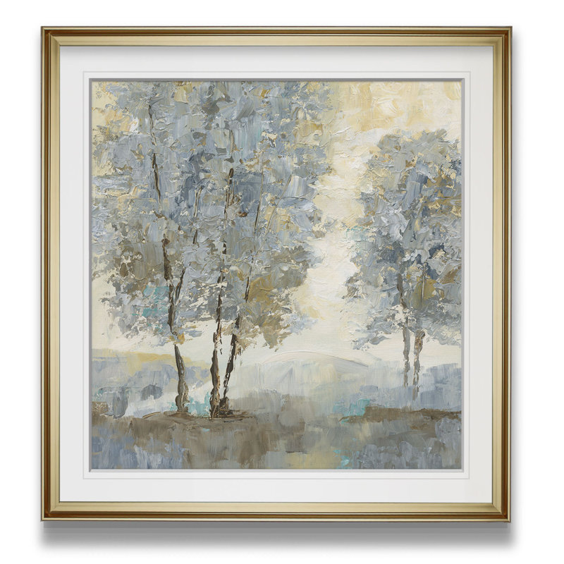 «Soft Sentinel II», reproduction d'art, H 18 po x l 18 po, Impression encadrée, Doré