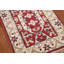 Tapis rouge rouge fait à la main Oushak 3 x 10