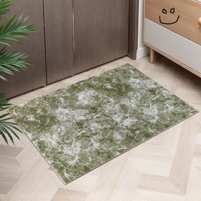 Stylish Non Slip Marble Indoor Door Mats Small Large Door Mat Washable Rugs Kitchen Floor Mat