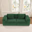 Canapé-lit modulaire convertible, velours côtelé doux, éponge haute densité, tissu respirant luxueux pour deux personnes, canapé-lit confortable, configuration des sièges flexibles