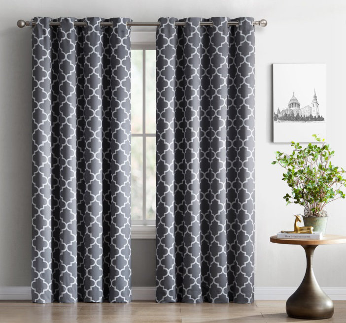 Blackout Pair, 52" W x 108" L, Gray
