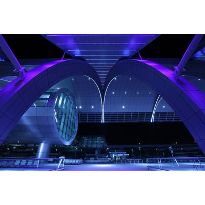 Dubai International Airport by Typhoonski - Wrapped Canvas Print