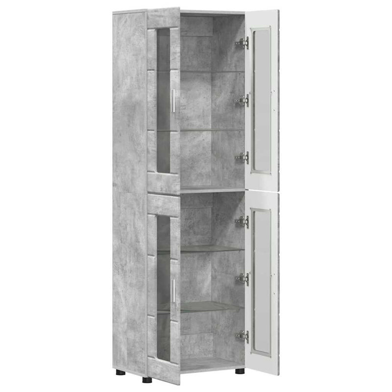 Tamoor Highboard Accent Chest, Concrete Grey