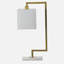9x14.3x25.2" Metal Table Lamp