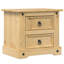 Clarkshire 53cm W Solid + Manufactured Wood Bedside Table