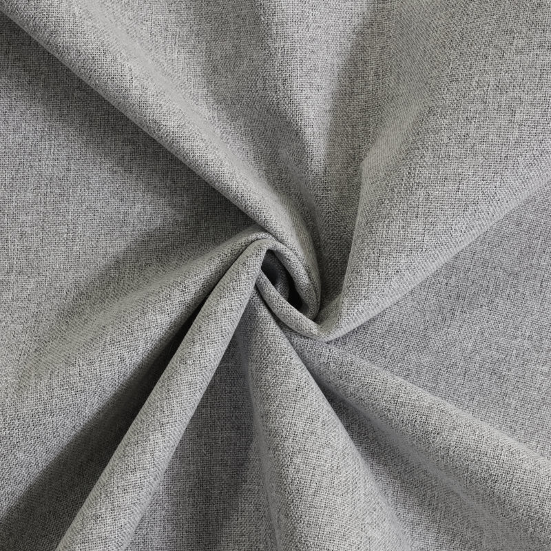 Duo Reversible 100% Blackout Grommet Curtain Panel 52 x 95 in Black to Light Grey, 52" W x 95" L, Black