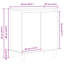 60cm Sideboard