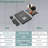 Modern Wall-Mounted Rain Shower System with Air Injection Technology-96318445