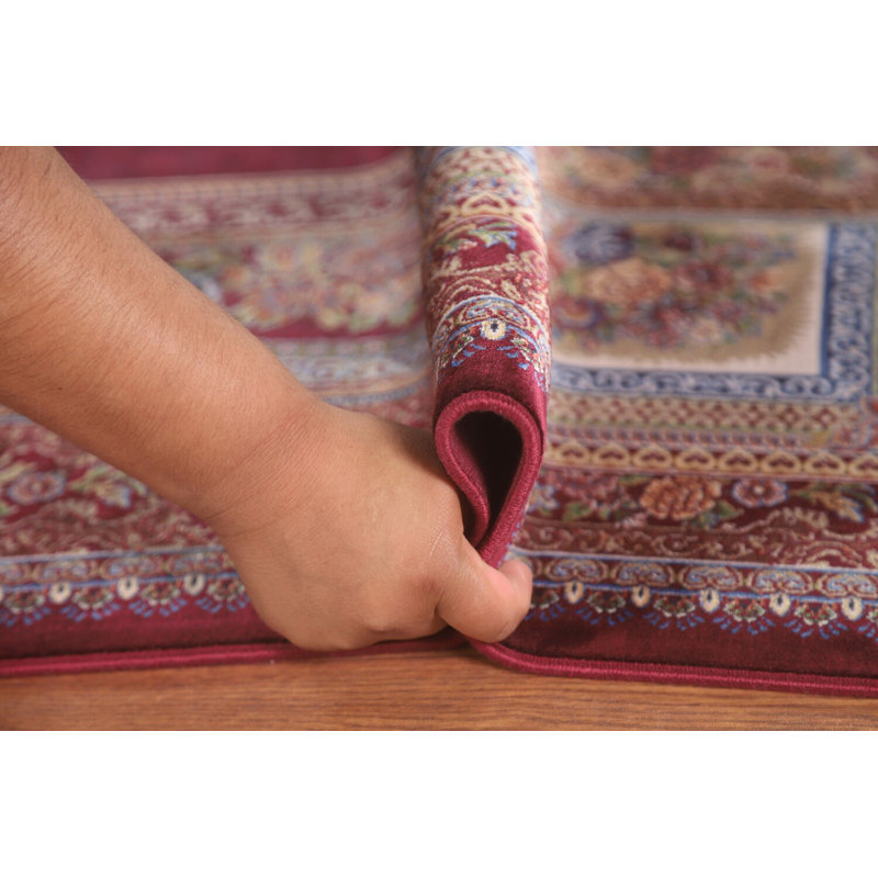 Tapis traditionnel bourgogne 7 x 10