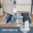 2-Piece Peformance Machine Washable Low-pile Abstract Area Rug，Non-slip and No-shedding for Entryway