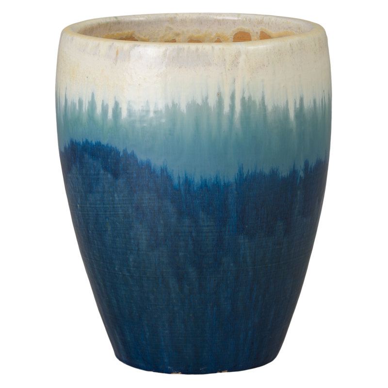 Dianelly Handmade Ceramic Pot Planter, 13"H x 10.5"W x 10.5"D
