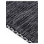 Azizi Striped Hand Woven Cotton Black Rug-102097742