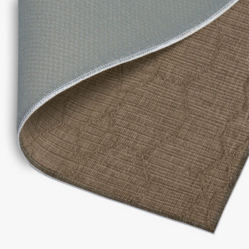 Trellis Brown Indoor and Outdoor Area Rug, Rectangle 2' x 3'