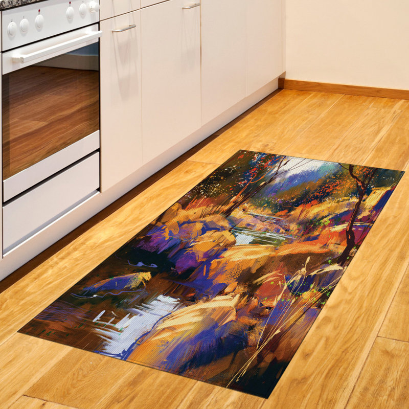 Fantasy High Density Long Fiber Poly Threads Decorative Area Rug Carpet, Rectangle 2'7" x 5'