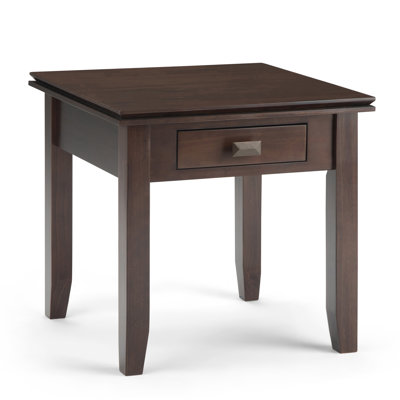 Modern - Table de bout - Brun tabac