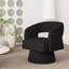 Fauteuil d'appoint pivotant en tonneau avec base pivotante à 360 ° Teddy Teddy, chaise longue moderne pour le salon ou la chambre à coucher-1103809875-1139114448
