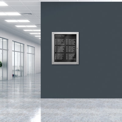 Tableau d'affichage mural fermé pour armoire d'annuaire