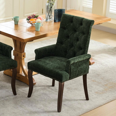 Chaise de salle à manger rembourrée Olive Chenille