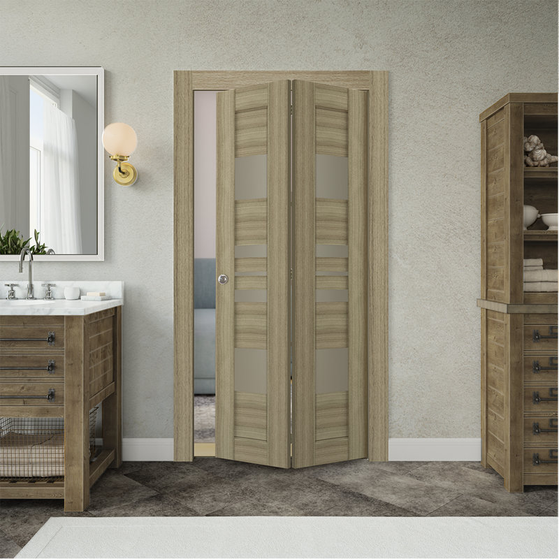 Porte pliante Romi, Blanc, 48 po x 80 po