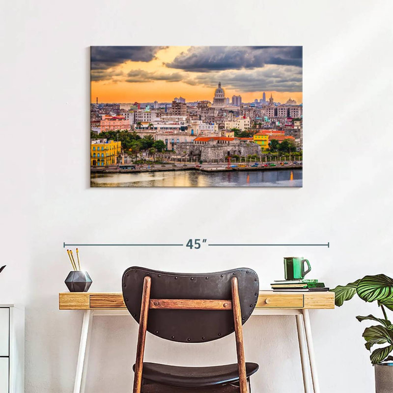 Sireci Havana Skyline, 24" H x 36" W