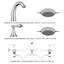Robinet pour salle de bain surdimensionné à 2 poignées-50085670