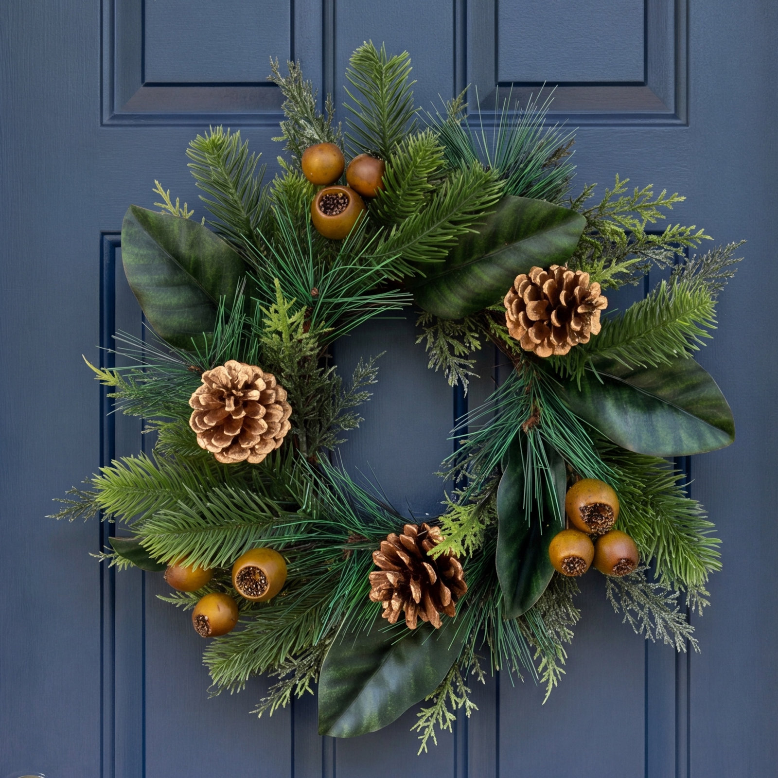 14" Magnolia Wreath