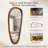 Asymmetrical Wood Framed Accent Wall Mirror-1414601651-1416182758