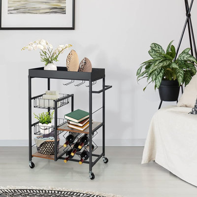 Amil Steel Bar Cart