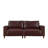 79" Faux Leather Square Arm Sofa-164126011