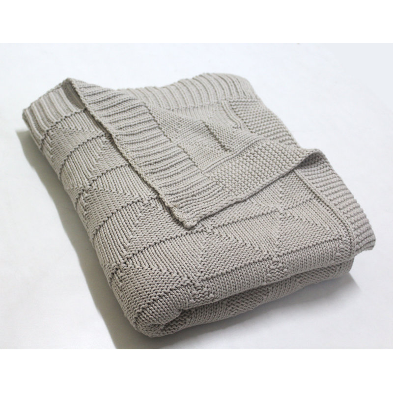 Hand Woven Throw Blanket, Beige