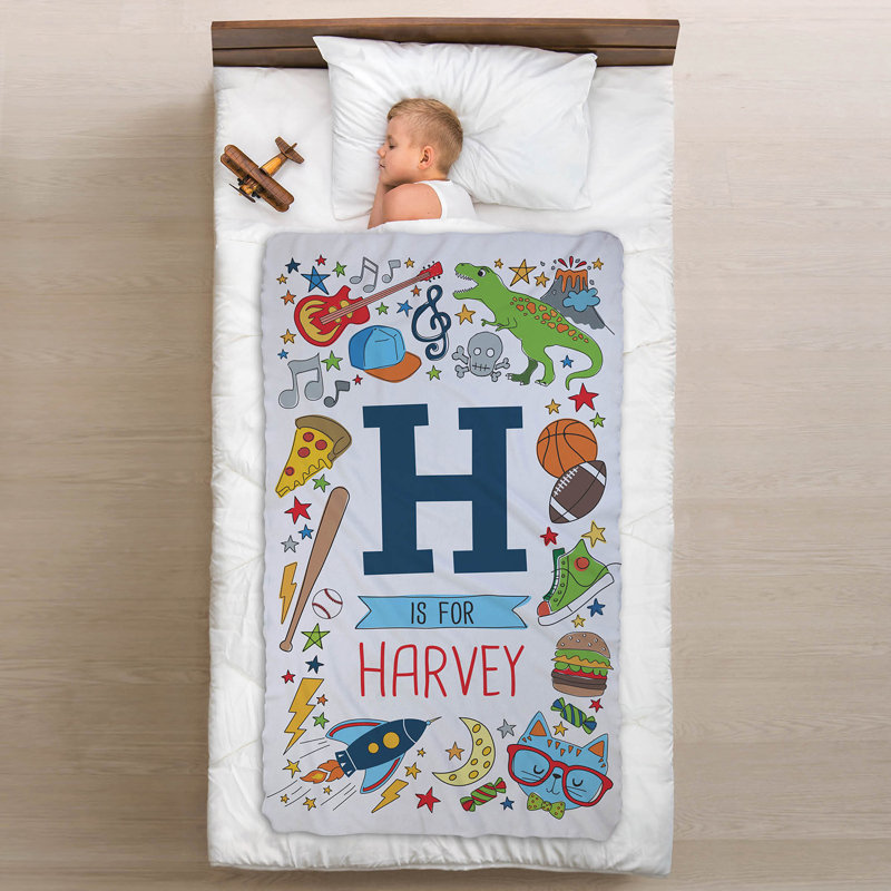 Machine Printed Throw Blanket, Yes