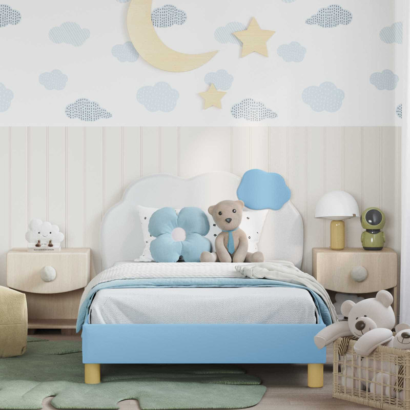 Bed Frame, Single (3'), Blue