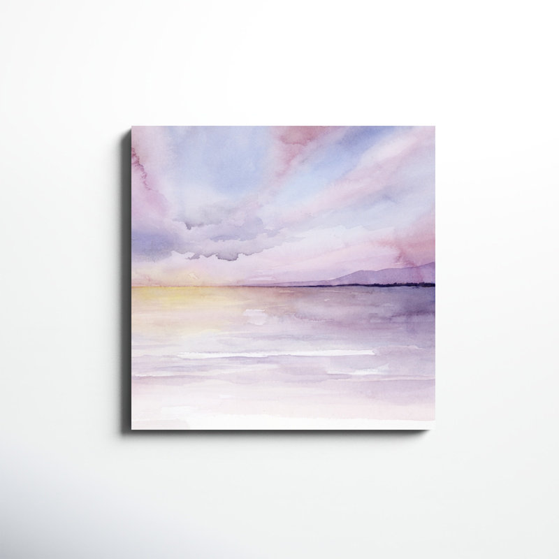 " Pale Sunset II " by Grace Popp Painting Print, 30" H x 30" W