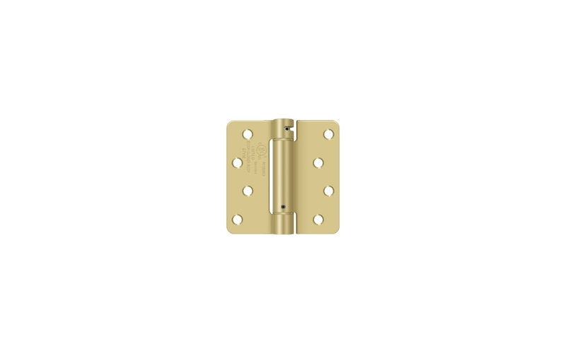 64'' x 64'' Steel Surface Mount Hinge, Brushed Brass