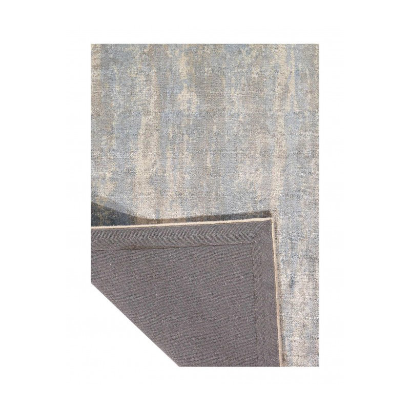 Ceonna Silk Area Rug in Gray