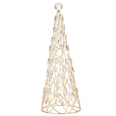 Crystal Cone Tree, Small - 18.5 Inches