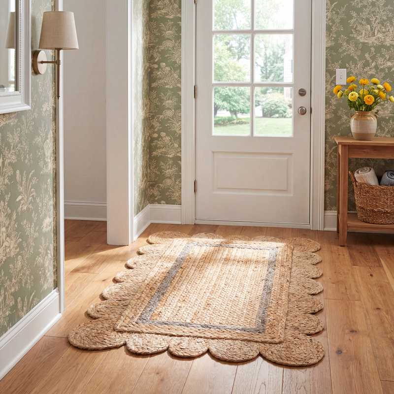 Inaki Jute/Sisal Area Rug, Rectangle 6' x 9'