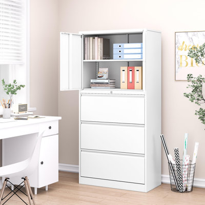 Ablie 3 - Drawer Filing Storage Cabinet