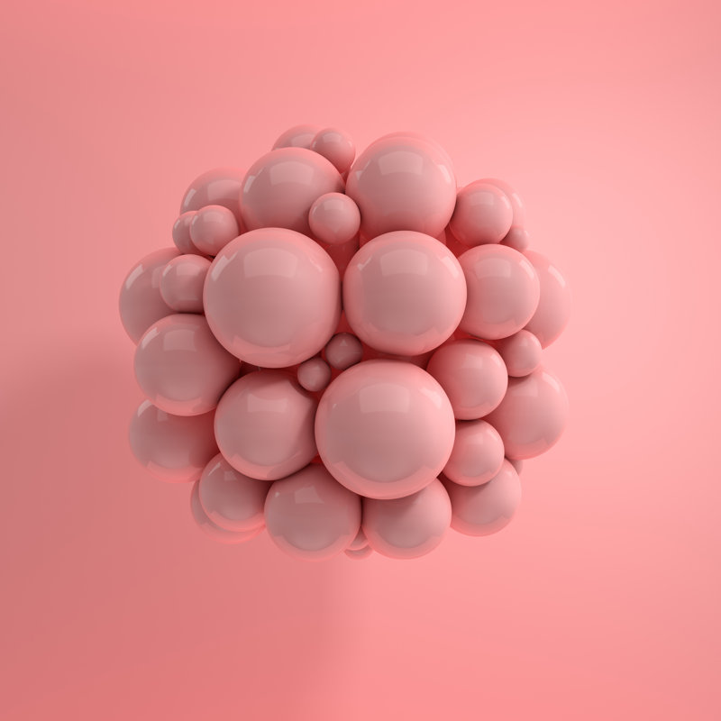 Polished Spheres - Wrapped Canvas Print, 51cm H x 51cm W x 3.8cm D