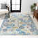 Latrell Modern Persian Boho Vintage Trellis Blue/Multi Rug