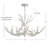 Rohrbach Candle Style Wagon Wheel Chandelier-238798684-184862633