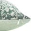 Coussin décoratif à motif de blocs de lin naturel, coussin décoratif Boho vert, taille avec fermeture à glissière - 20 x 20 pouces-112512610-94387816