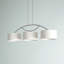Luminaire suspendu tambour à 3 lumières pour îlot de cuisine Konur