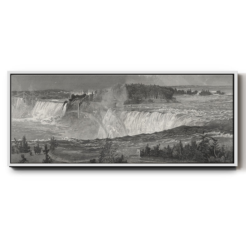 Niagara- Framed Canvas, 20" H x 50" W