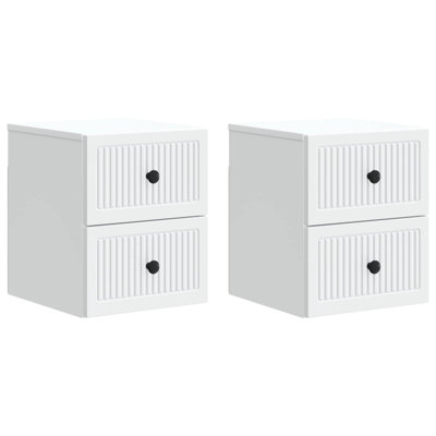 33cm W Manufactured Wood Bedside Table